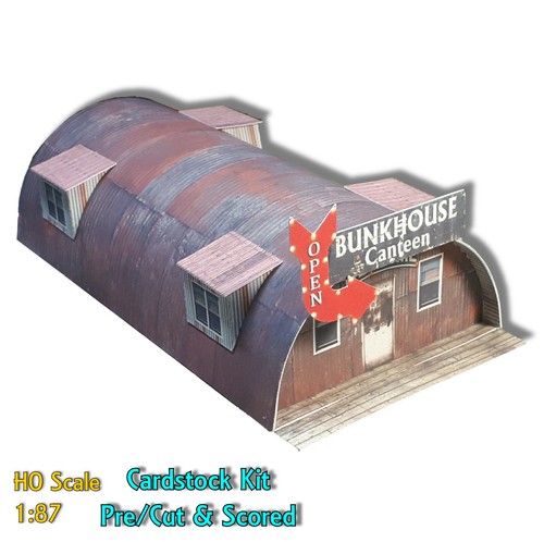 Scale building quonset - ho,